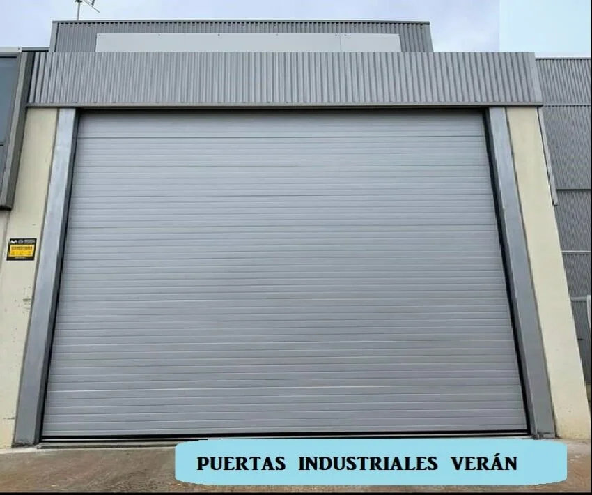 Puerta industrial en Huesca